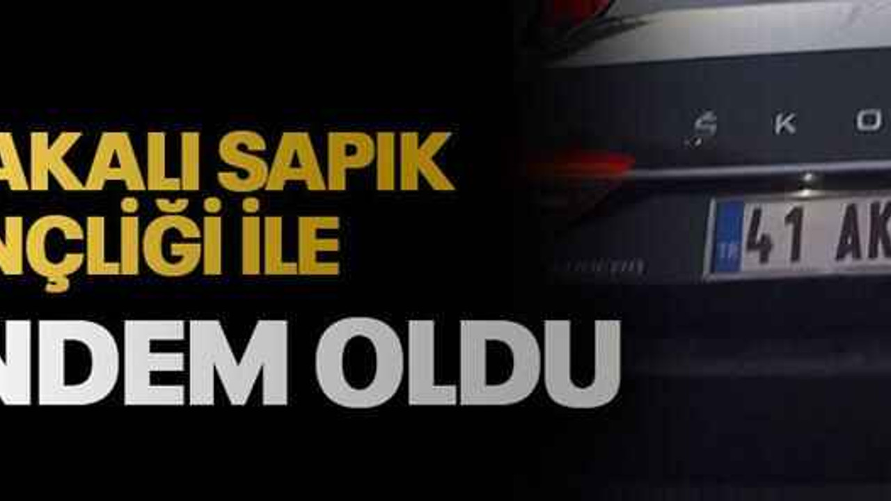 41 Plakalı sapık iğrençliği ile gündem oldu